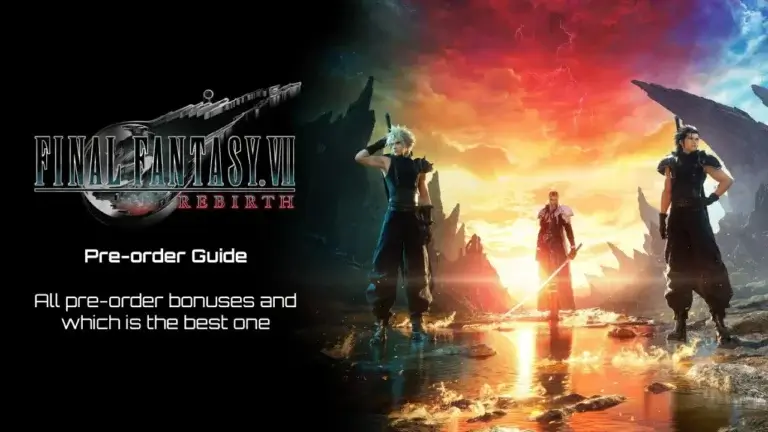 Save Data, Pre-Order, and Edition Bonuses are Now Available for Final Fantasy VII Rebirth
