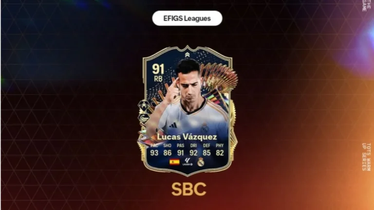 EA FC 24: How to Complete Lucas Vazquez TOTS SBC? Cheapest Solutions and More