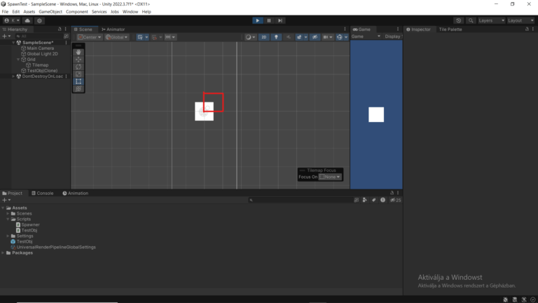How to spawn gameobjects to a tilemap?