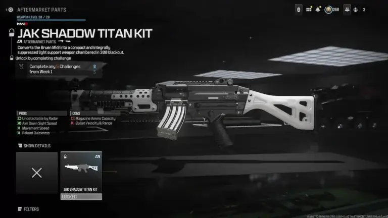 How to Get the JAK Shadow Titan in MW3