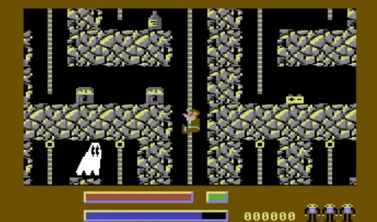 Kazik in the Underworld of Tema - Kazik and the Ghosts enhanced comes to the C64