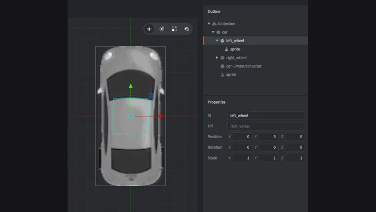 Building a Car Tutorial in Defold - Objects, Collections, Scripts and Sprites