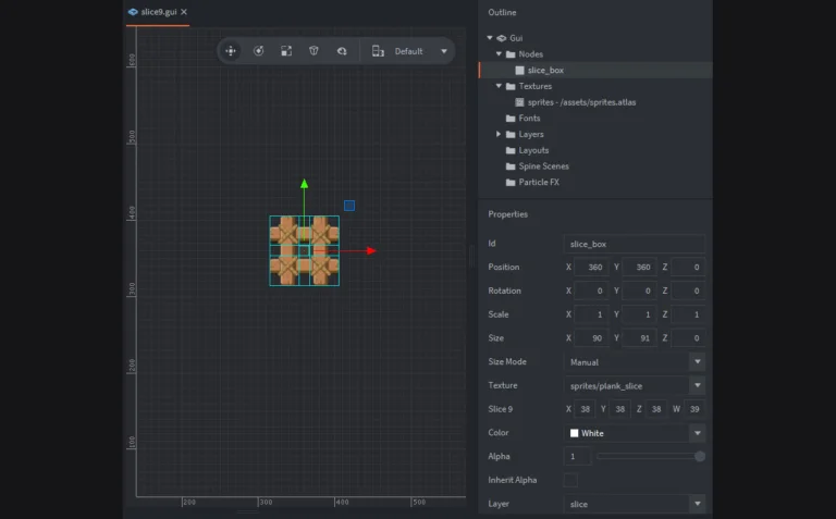 Understanding Slice-9 GUI Nodes in Defold