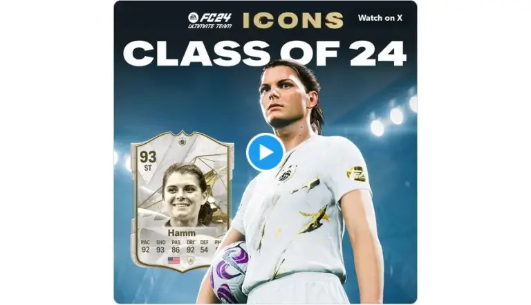 USWNT Legend Mia Hamm Headlines Class of 24 ICONs for EA Sports FC 24 Video Game
