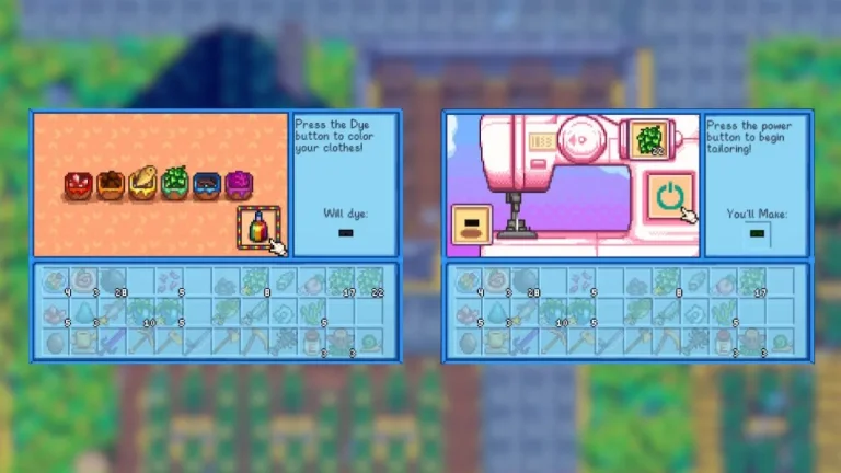 How to Dye Clothes in Stardew Valley