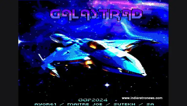Galastrad - GALAGA-Like SHMUP Game for the Amstrad CPC and GX4000!