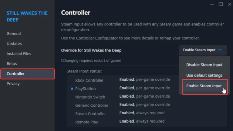 How to Fix the Still Wakes the Deep Controller Issues on PC - GameForce Blog How to Fix the Still Wakes the Deep Controller Issues on PC