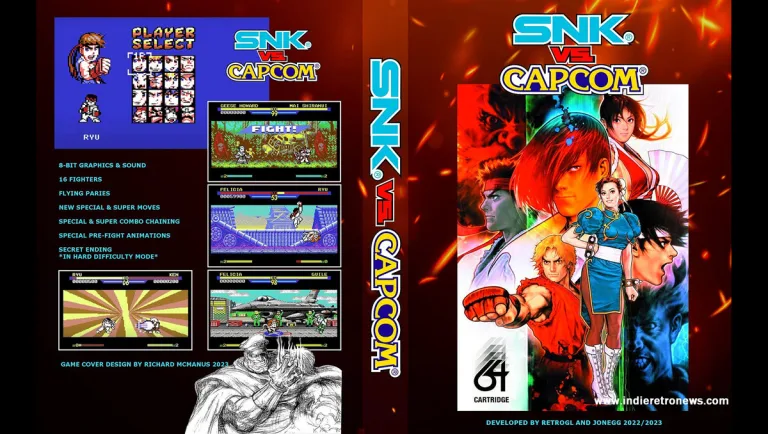 Unofficial SNK vs CAPCOM for the C64/128 gets a pretty impressive update!