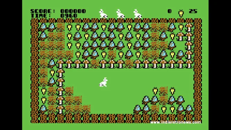 Splatch! - Amstrad CPC Boulder Dash clone gets a Commodore 64 conversion by Vector5 Games