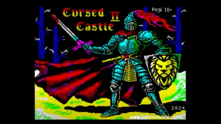 CURSED CASTLE 2 – A new ZX Spectrum sequel as a nod to Ghosts ‘n’ Goblins by Fransouls