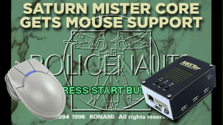 Saturn MiSTer Core Gets Mouse Support