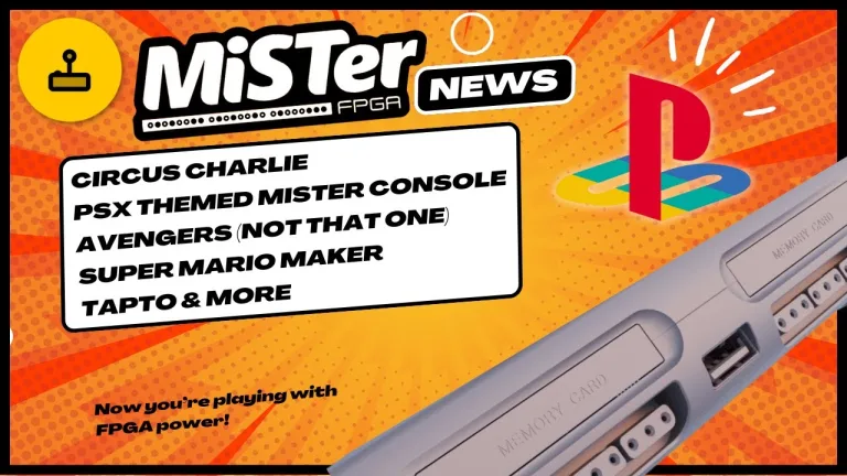 MiSTer FPGA News – SNES Update, New Arcade Cores, PSX Theme FPGA Console & More