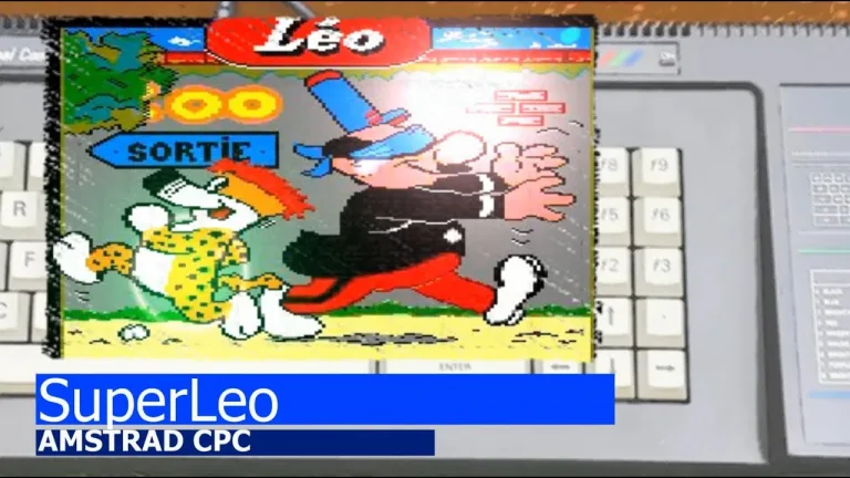 SUPERLEO - A family friendly endless runner game for the Amstrad CPC