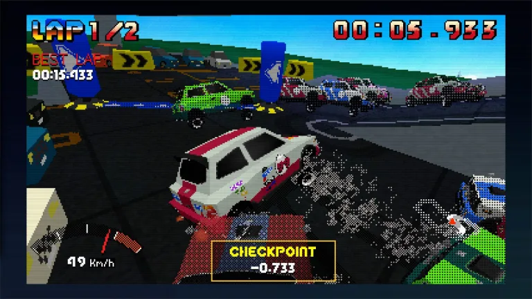 Parking Garage Rally Circuit is an arcade racer designed like a lost Sega Saturn game and from the maker of JellyCar