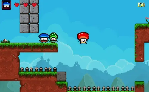 Mushroom Heroes is a Cool Indie 2D Platformer by Serkan Bakr